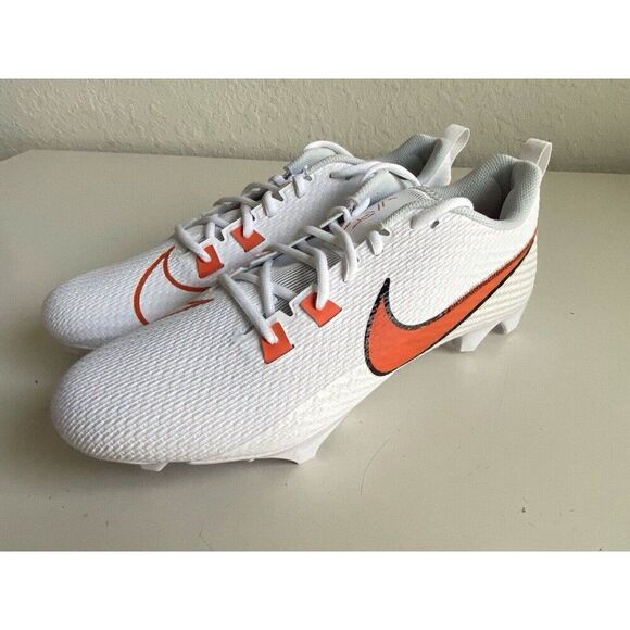 Nike Vapor Edge Speed 360 2 White Orange Football Cleats FJ1582-180 Men’s Sz 14 - Picture 10 of 13